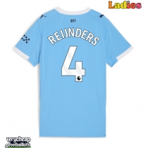 Manchester City Tijjani Reijnders #4 Replica Home Shirt Ladies 2025-26 Short Sleeve